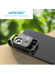 Apexel Universal Super Macro Phone Lens with LED – Microscope X200 with CPL Filter