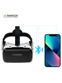 VR Shinecon G04BS 3D Virtual Reality Headset with Bluetooth Headphones, Control Buttons & Rechargeable R1 Remote