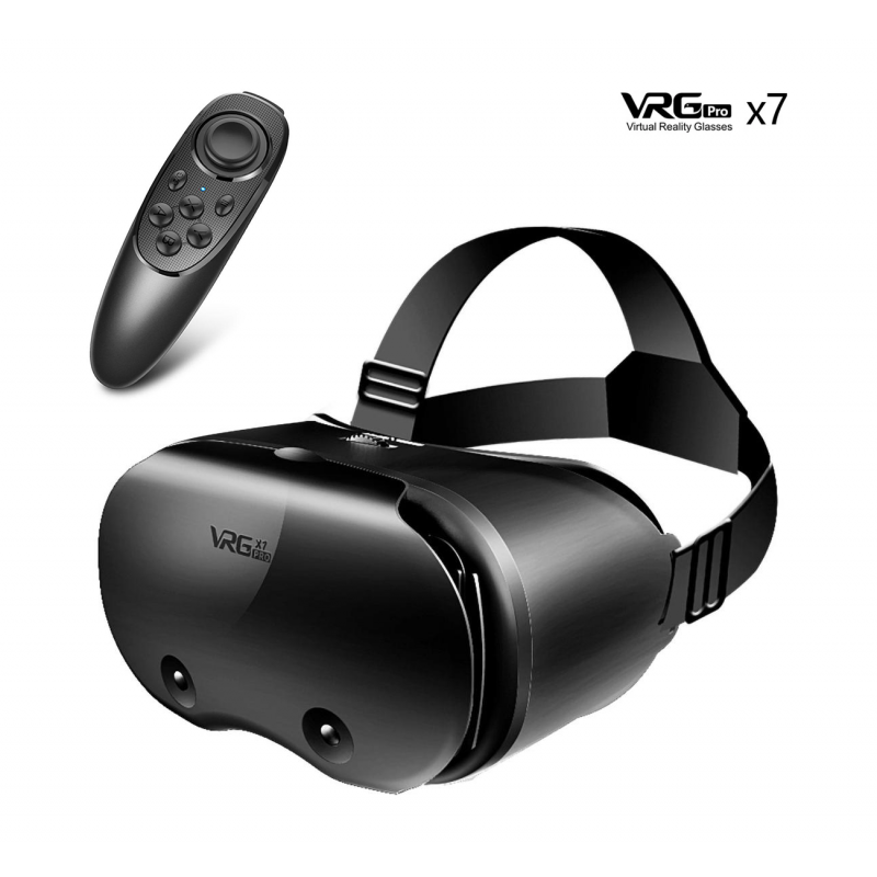 VRG PRO X7 3D Virtual Reality Headset with Bluetooth Controller VRG PRO X7 3D Virtual Reality Headset with Bluetooth Controller