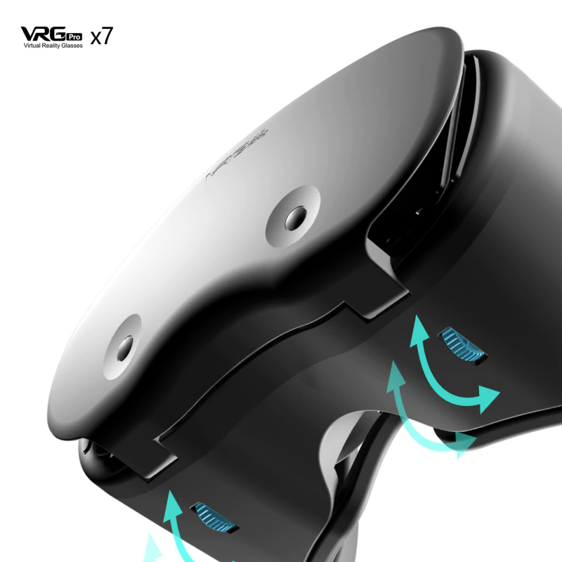 VRG PRO X7 3D Virtual Reality Headset with Bluetooth Controller VRG PRO X7 3D Virtual Reality Headset with Bluetooth Controller