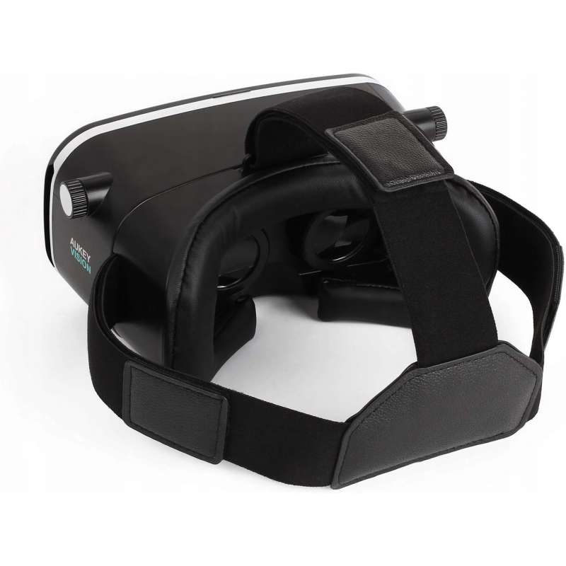 Virtualios realybės akiniai AUKEY + Bluetooth pultelis (baltas) Virtualios realybės akiniai AUKEY + Bluetooth pultelis (baltas)