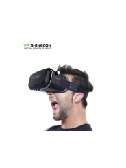 Virtualios realybės akiniai SHINECON VR 3D 360 su Bluetooth pulteliu