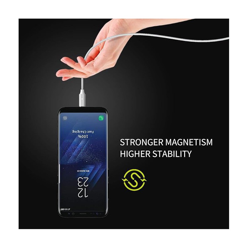 WSKEN Lite 2 Magnetinis Laidas, 1m, su LED Indikatoriumi