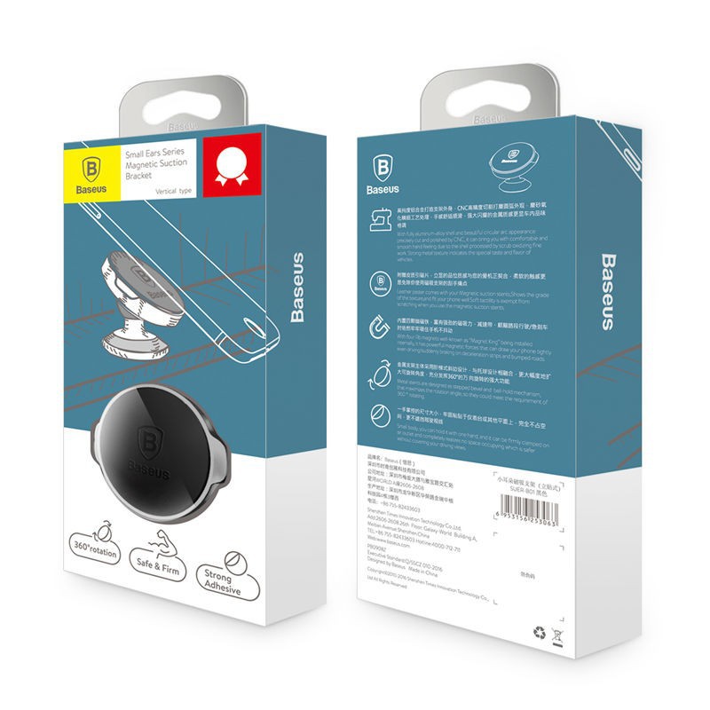 BASEUS Magnetic Car Phone Holder with Stand and Adjustable Metal Head