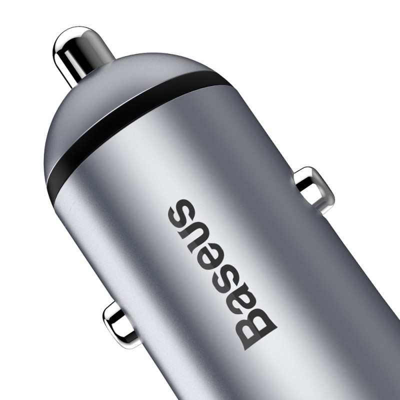 BASEUS 3.1A Metal Car Charger with Dual USB Ports
