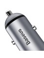 Automobilinis metalinis įkroviklis 2xUSB BASEUS 3.1A