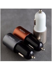Automobilinis telefono įkroviklis 2xUSB ROCK 2.1A