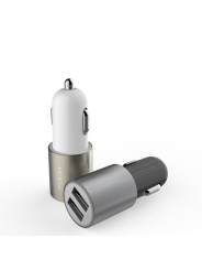 Automobilinis telefono įkroviklis 2xUSB ROCK 2.1A