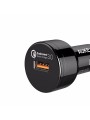 Automobilinis telefono USB 3A įkroviklis AUKEY Quick Charge 3.0 su Type-C laidu