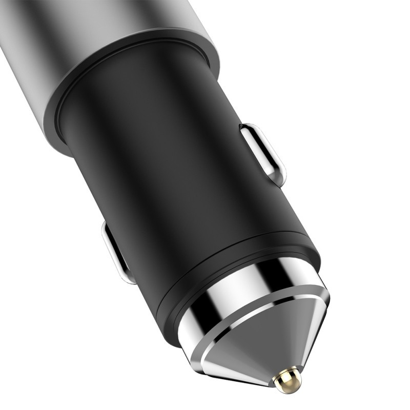 ROCK 2.1A Car USB Phone Charger with Wireless (Bluetooth) Earpiece