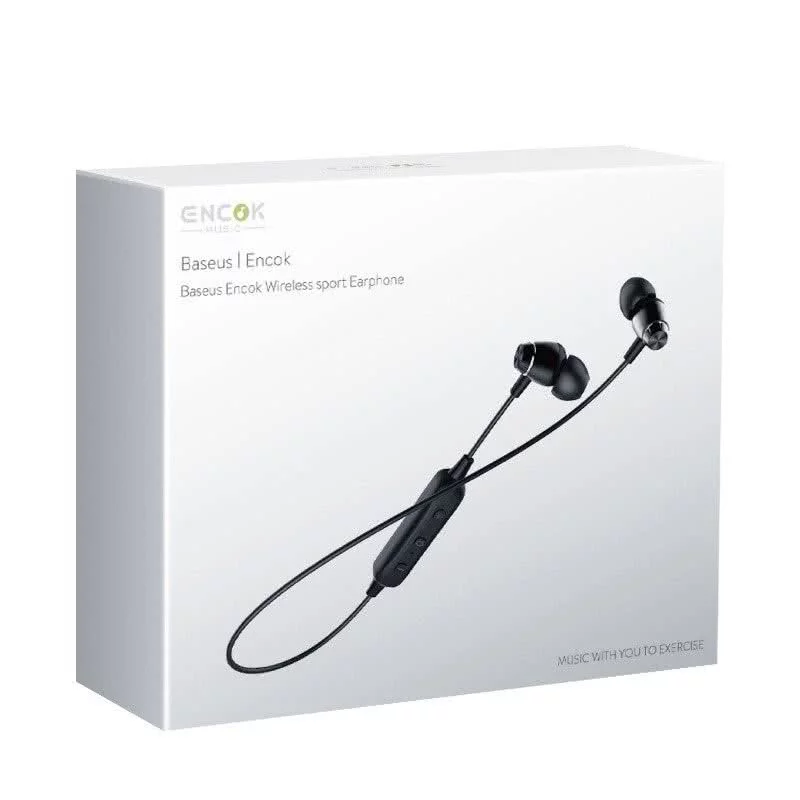 Baseus Encok S09 Wireless Sports Earbuds - Black
