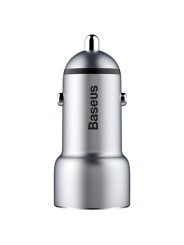 Metalinis automobilinis įkroviklis 2xUSB BASEUS 3.4A
