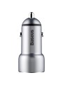 BASEUS 3.4A Metal Car Charger with Dual USB Ports