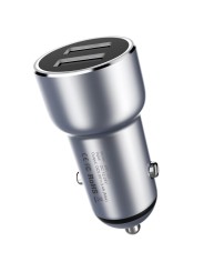 BASEUS 3.4A Metal Car Charger with Dual USB Ports