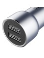 Metalinis automobilinis įkroviklis 2xUSB BASEUS 3.4A Metalinis automobilinis įkroviklis 2xUSB BASEUS 3.4A