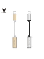 Apple iPhone Lightning to 3.5mm AUX Adapter BASEUS with Aluminum Finish