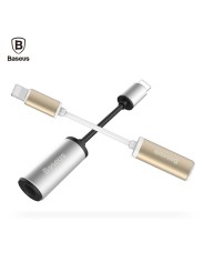 Apple iPhone Lightning to 3.5mm AUX Adapter BASEUS with Aluminum Finish