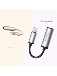Apple iPhone Lightning to 3.5mm AUX Adapter BASEUS with Aluminum Finish