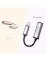 Apple iPhone Lightning to 3.5mm AUX Adapter BASEUS with Aluminum Finish
