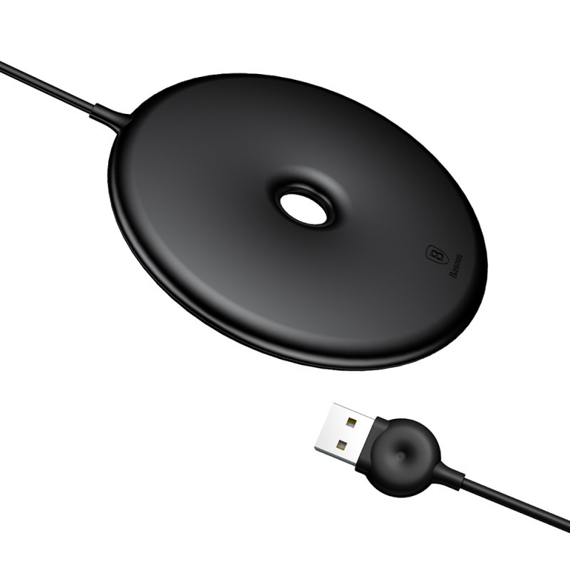 Bevielis telefono įkroviklis (Qi wireless charging) BASEUS Donut