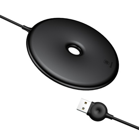 Bevielis telefono įkroviklis (Qi wireless charging) BASEUS Donut