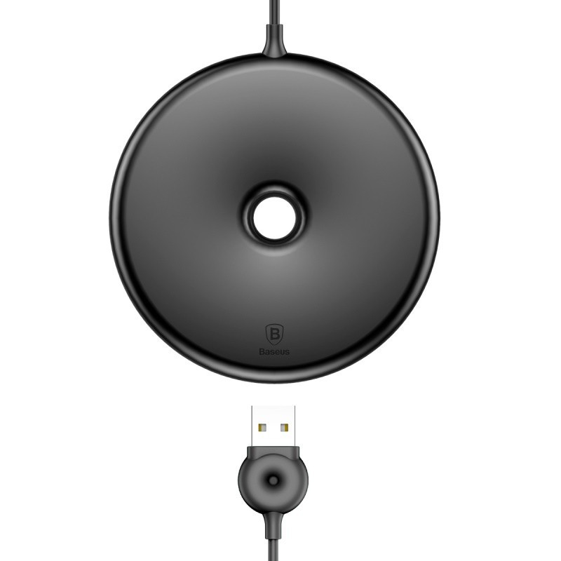 Bevielis telefono įkroviklis (Qi wireless charging) BASEUS Donut