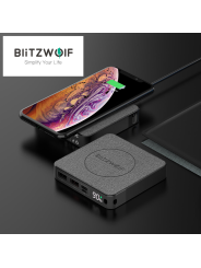 Bevielis telefono įkroviklis ir išorinė 10000mAh baterija (Power Bank) viename BlitzWolf P13