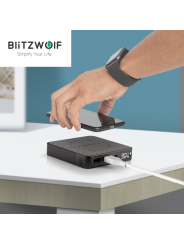 Bevielis telefono įkroviklis ir išorinė 10000mAh baterija (Power Bank) viename BlitzWolf P13