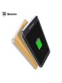 BASEUS Flare Wireless Phone Charger with Aluminum & Bamboo Finish BASEUS Flare Wireless Phone Charger with Aluminum & Bamboo Finish
