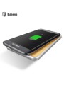 BASEUS Flare Wireless Phone Charger with Aluminum & Bamboo Finish BASEUS Flare Wireless Phone Charger with Aluminum & Bamboo Finish