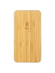 Bevielis telefono pakrovėjas BASEUS Flare su aliuminio ir bambuko apdaila