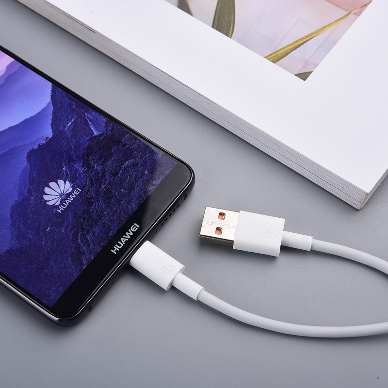 Greito krovimo 66W USB Type-C telefono laidas Huawei 6A, 1m