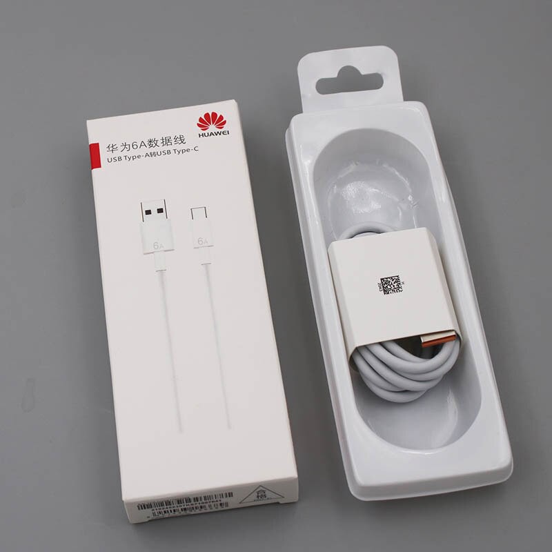 Greito krovimo 66W USB Type-C telefono laidas Huawei 6A, 1m