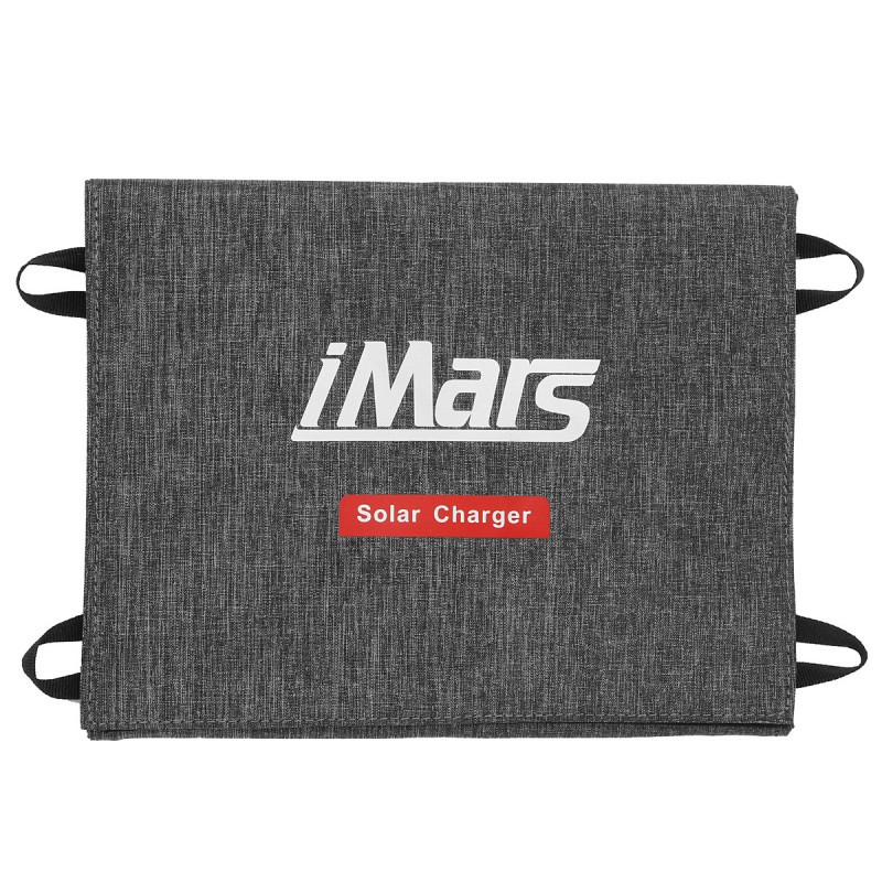 Išlankstomas saulės USB įkroviklis (solar charger) telefonui ar planšetei iMars 21W