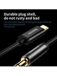 Laidas Baseus USB Type-C į 3.5 mm, 1.2 m