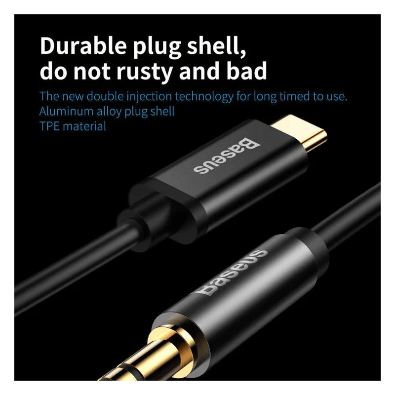 Baseus USB Type-C to 3.5mm Cable, 1.2m Baseus USB Type-C to 3.5mm Cable, 1.2m