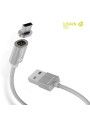 Magnetinis Micro USB telefono laidas WSKEN X-Cable Mini 1, 1m ilgio