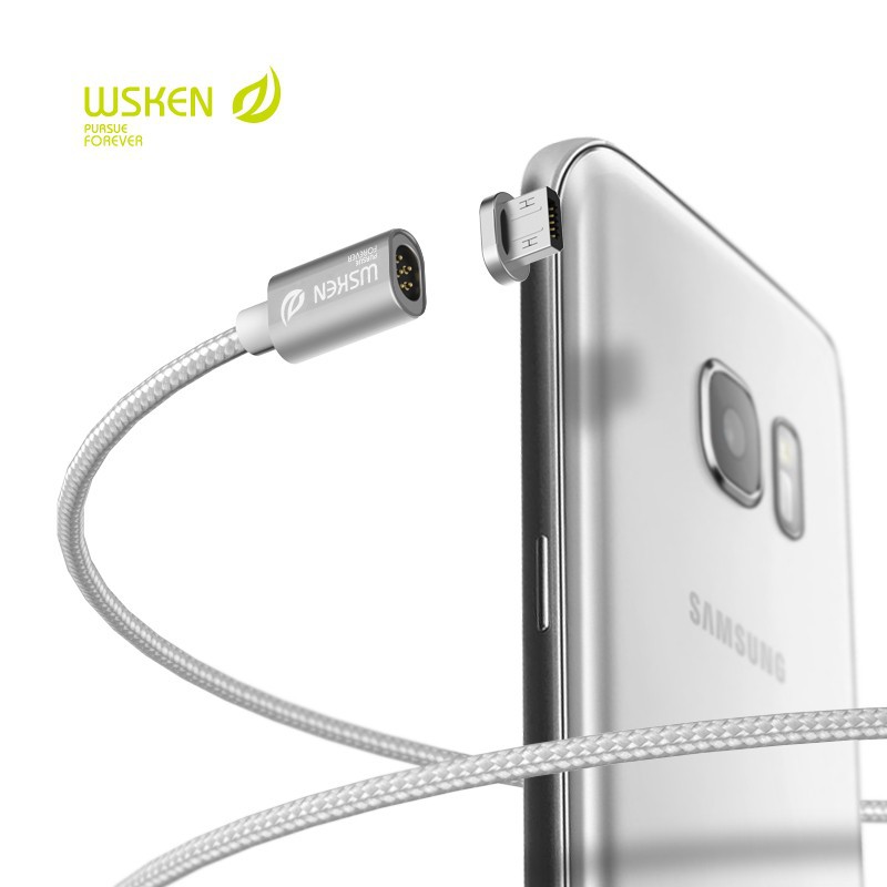 Magnetinis Micro USB telefono laidas WSKEN X-Cable Mini 1, 1m ilgio