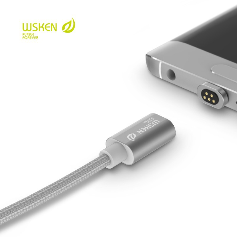 Magnetinis Micro USB telefono laidas WSKEN X-Cable Mini 1, 1m ilgio