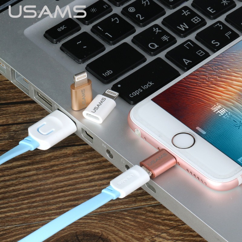 Micro USB to Lightning Adapter USAMS