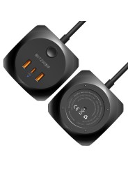Phone Charger, 3-Socket 220V Power Strip BlitzWolf with 20W USB Type-C & PD 3.0
