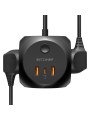 Phone Charger, 3-Socket 220V Power Strip BlitzWolf with 20W USB Type-C & PD 3.0