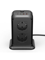 Phone Charger, 8-Socket 220V Power Strip BlitzWolf with 2X USB & 2X USB-C