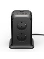 Telefono įkroviklis, 8 220V rozečių šakotuvas-ilgintuvas BlitzWolf, 2X USB, 2X USB-C