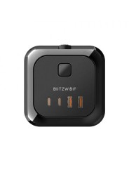 Phone Charger, 8-Socket 220V Power Strip BlitzWolf with 2X USB & 2X USB-C