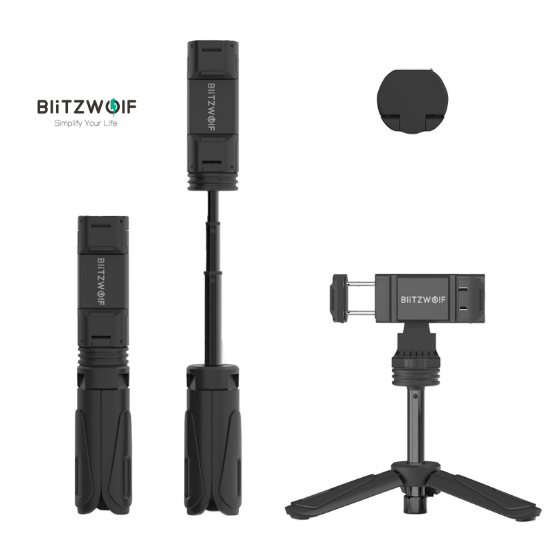 BlitzWolf Mini Tripod Selfie Stick with Bluetooth Remote BlitzWolf Mini Tripod Selfie Stick with Bluetooth Remote