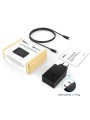 Universalus greito krovimo 2-jų jungčių telefono įkroviklis CRDC su Type-C QS 3.0 ir laidu, 3A 27W