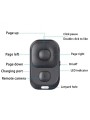 Universal Rechargeable Bluetooth Remote Controller for Phone & Selfies (Camera Selfie Shutter)