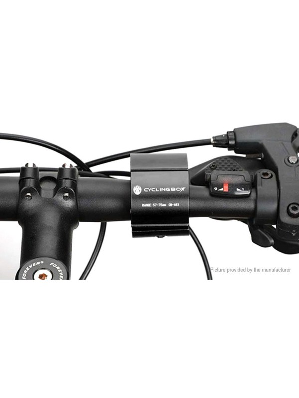 Universalus telefono laikiklis dviračiui arba paspirtukui Cyclingbox, juodas
