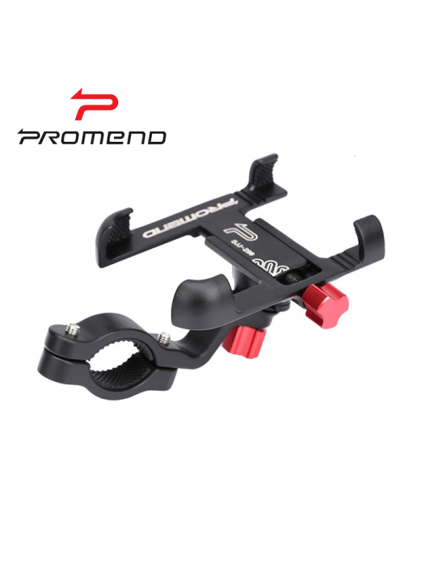Universal Phone Holder for Bicycle, Scooter, or Motorcycle PROMEND/YOMI Racing, Handlebar Mount